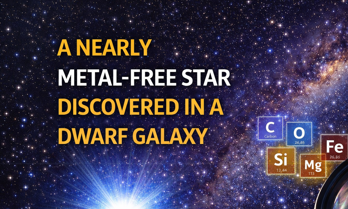 Astronomers Discover a Nearly Metal