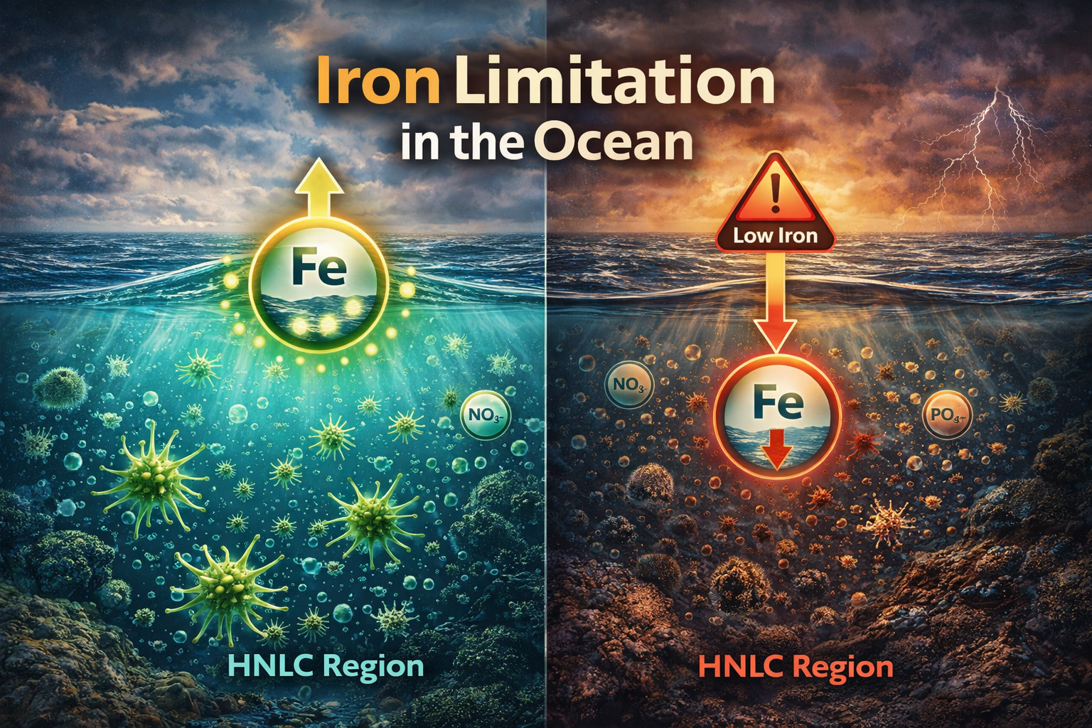 Ocean Iron Shortage Is Slowing Phytoplankton Photosynthesis and Urgent Action Is Needed