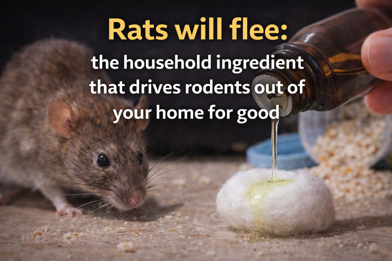 The Powerful Household Ingredient That Drives Rats Out of Your Home for Good