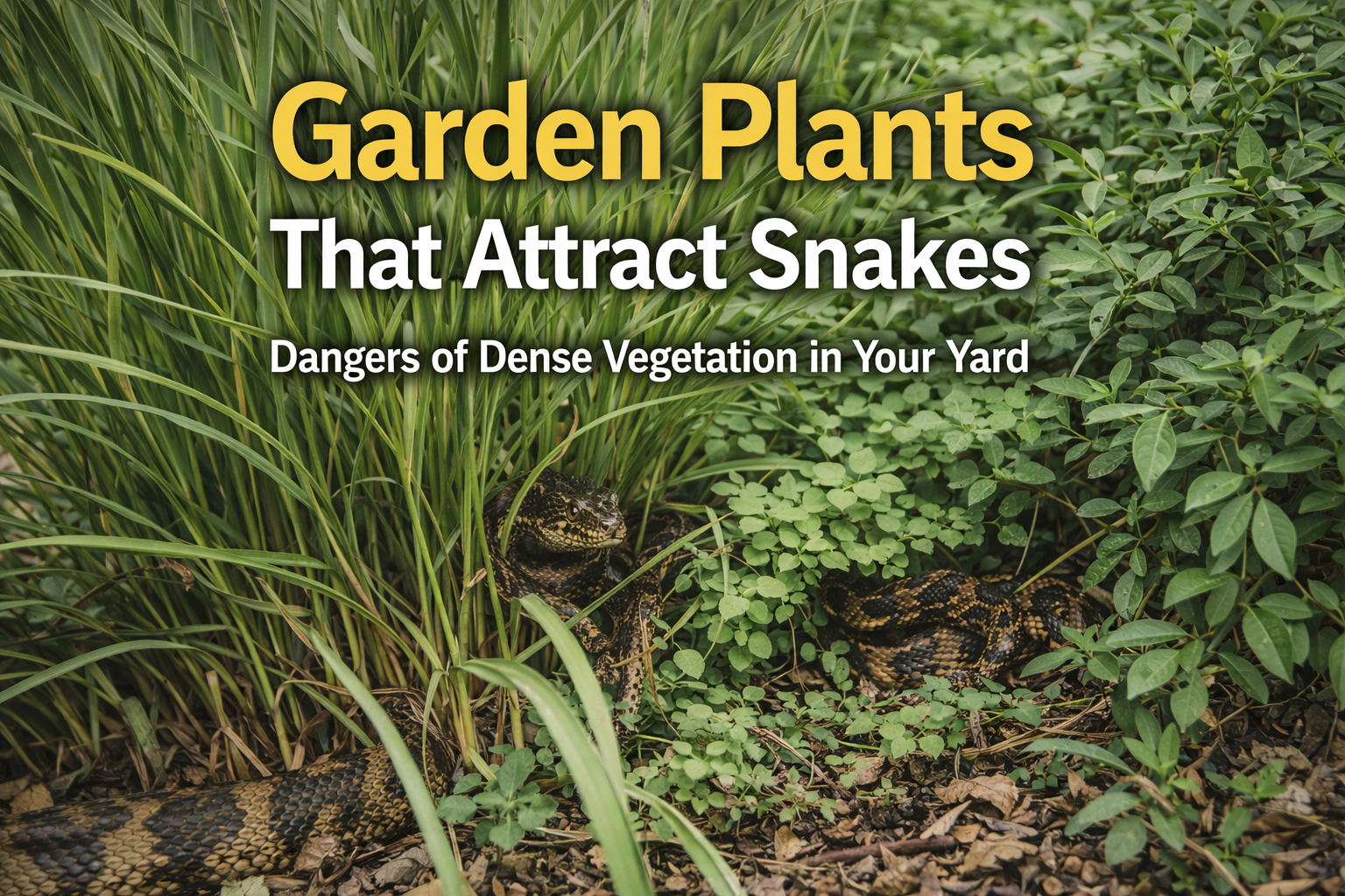 The Dangerous Garden Plant That Attracts Snakes and Why Experts Say You Should Avoid It