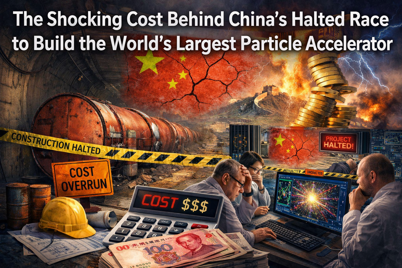 The Shocking Cost Behind China’s Halted Race to Build the World’s Largest Particle Accelerator