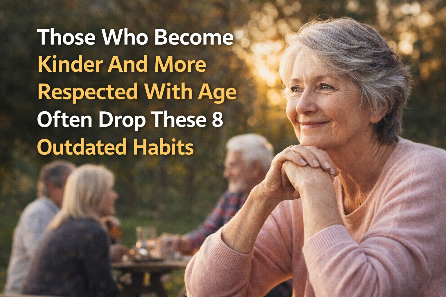 The Powerful Habits People Drop as They Age to Become Kinder and More Respected